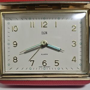 Elgin Gold and White Wall Clock​